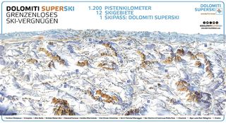 Pistenplan Dolomiti Superski