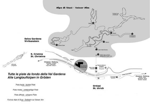 Cross-country map 