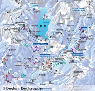 Pistekaart Berchtesgadener Land